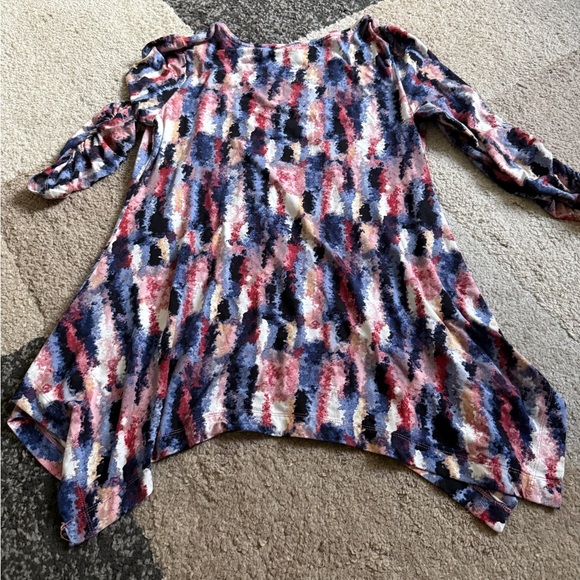 Philosophy Women Blouse 3/4 sleeves Rushed Bohemian Floral multicolor - medium - Picture 2 of 3